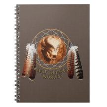 Mulher Búfalo Branca Dreamcatcher