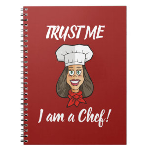 Caderno Espiral Mulher Chef