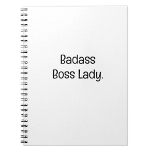 Caderno Espiral Mulher Chefe Durona