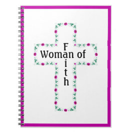 Caderno Espiral Mulher de fé