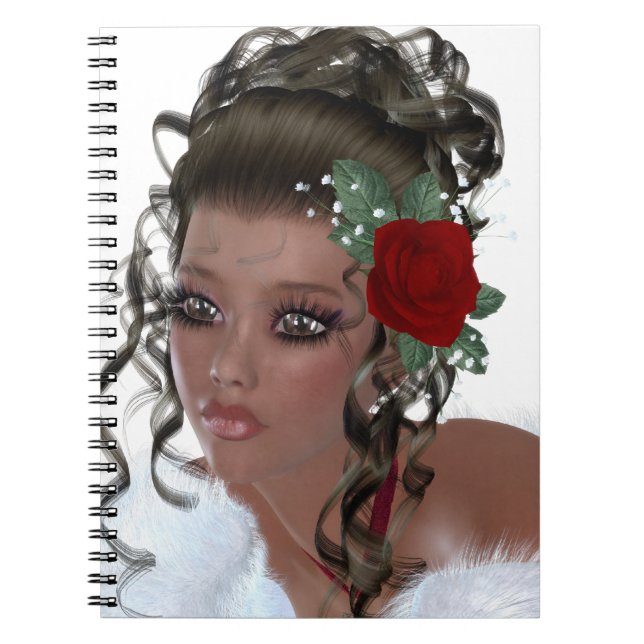 Caderno Espiral Mulher do afro-americano (Frente)