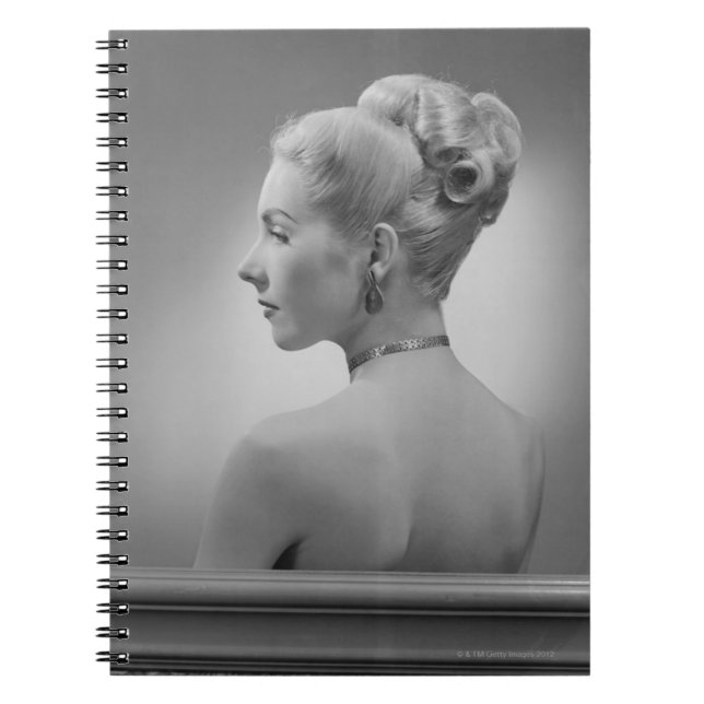 Caderno Espiral Mulher elegante (Frente)