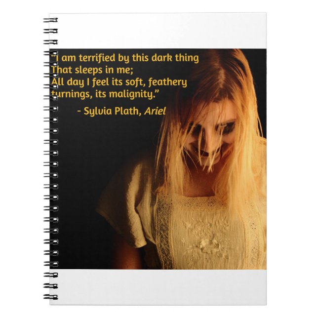 Caderno Espiral mulher louca (Frente)