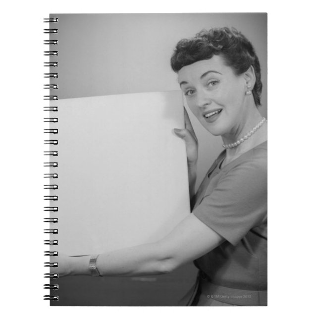 Caderno Espiral Mulher madura (Frente)