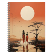 Mulher negra negra africana elegante e mesquita