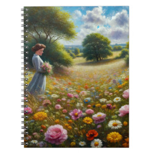 Caderno Espiral Mulher no Prado 3