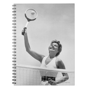 Caderno Espiral Mulher que joga o tênis 2