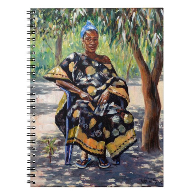 Caderno Espiral Mulher que senta 2004 (Frente)