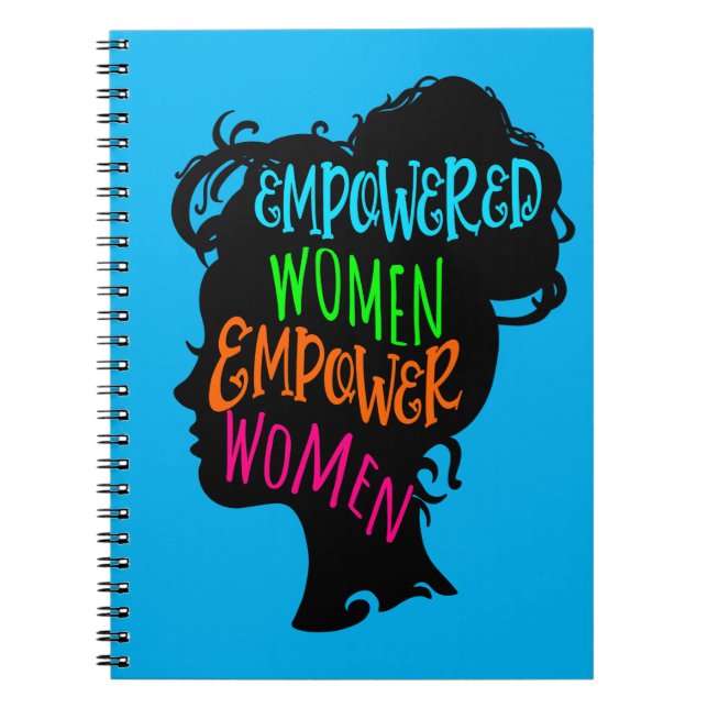 Caderno Espiral Mulheres capacitadas empoderam mulheres (Frente)