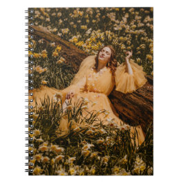 Caderno Espiral mulheres cercadas por flores livro espiral de nota