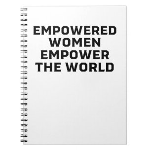 CADERNO ESPIRAL MULHERES COM PODERES EMPODEM NO MUNDO