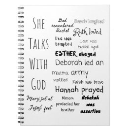 Caderno Espiral Mulheres das Bíblias