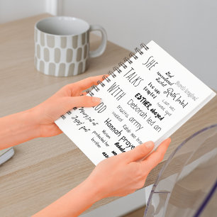 Caderno Espiral Mulheres das Bíblias