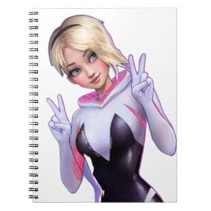 Caderno Espiral Mulheres de aranha Gwen NOTEBOOK
