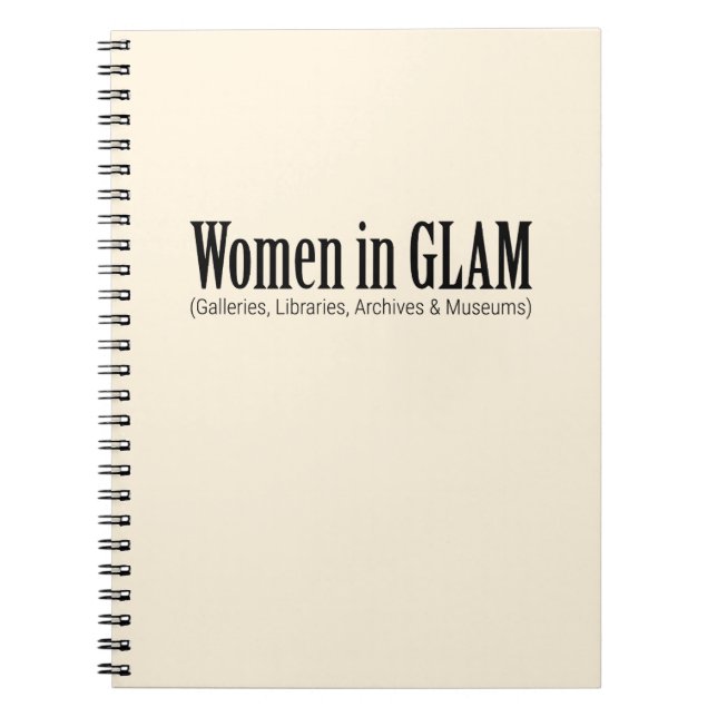 Caderno Espiral Mulheres em GLAM  (Frente)