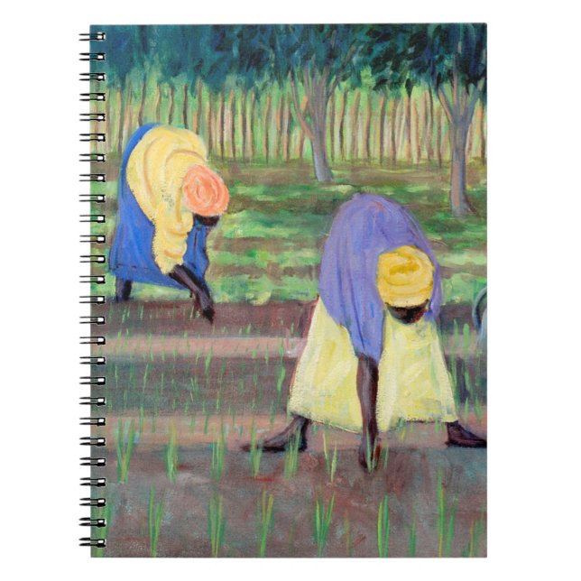 Caderno Espiral Mulheres que jardinam 2005 (Frente)