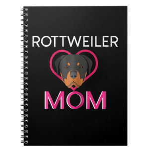Caderno Espiral Mulheres Rottweiler Mãe