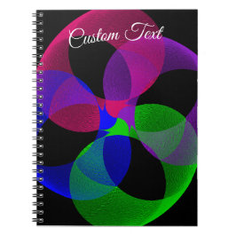 Caderno Espiral Multi Color Fusion Geometric Spiral Notebook