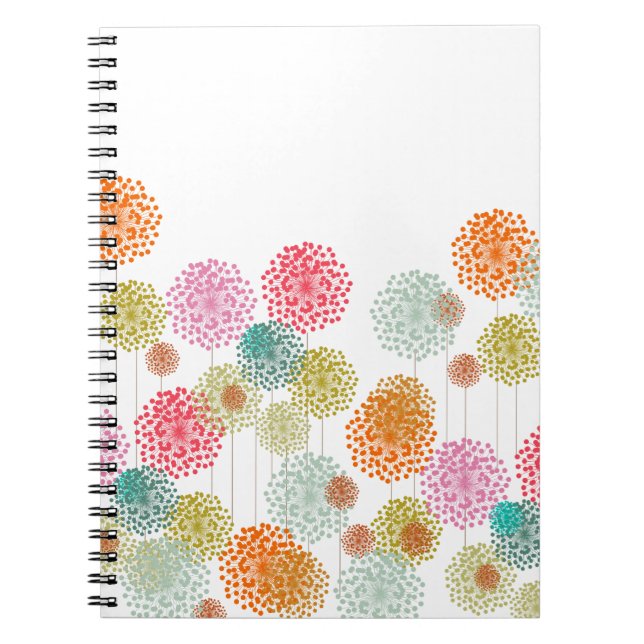Caderno espiral Multi-Colorido de Fluffies da (Frente)