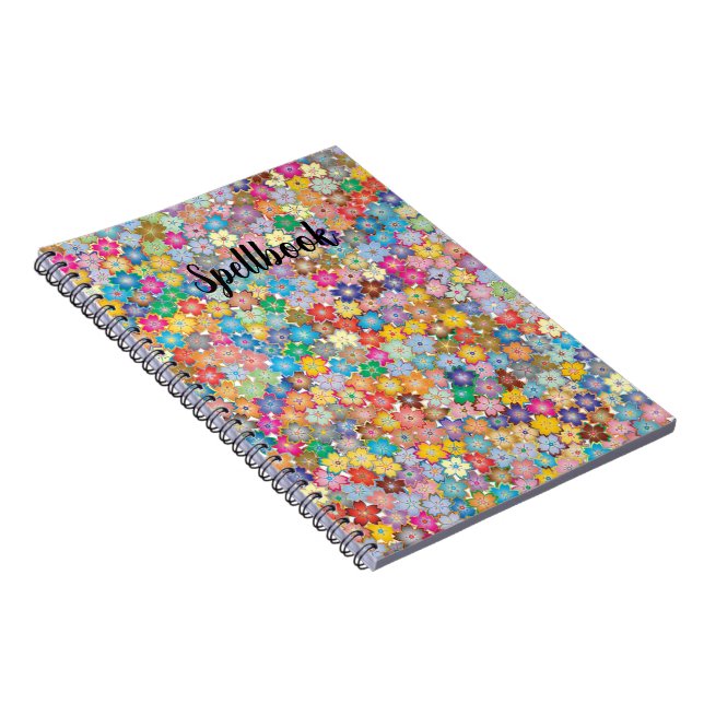 Caderno Espiral Multicolor Sakura flower  (Lado Direito)