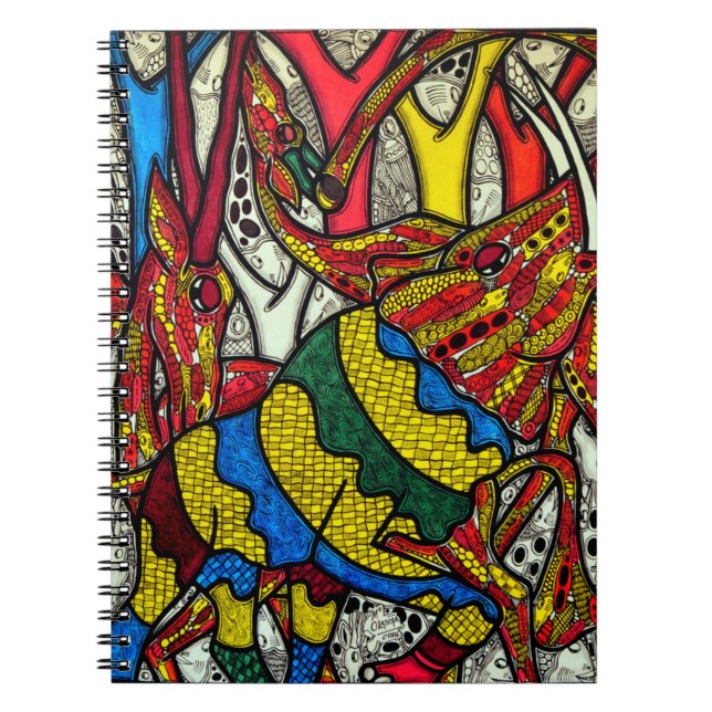 Caderno Espiral Mundo do elefante (Frente)