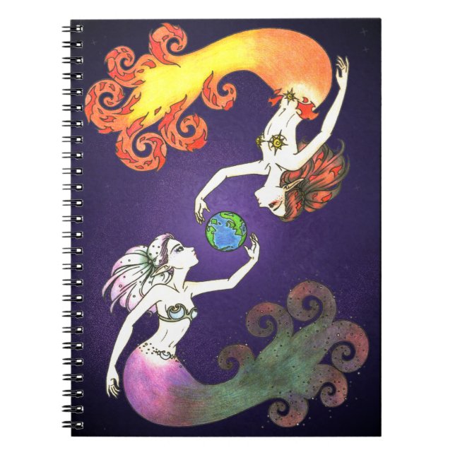 Caderno Espiral Mundos Separados (Frente)