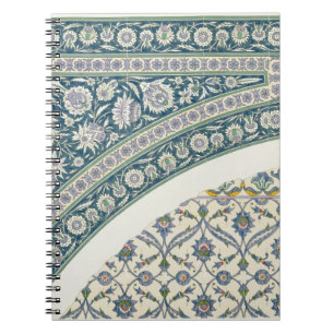 Caderno Espiral Mure azulejos do Sibyl D'Abd-EL-Rahman Kyahya, de