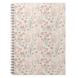 Caderno Espiral Murmurios de Flores Silvestres da Primavera