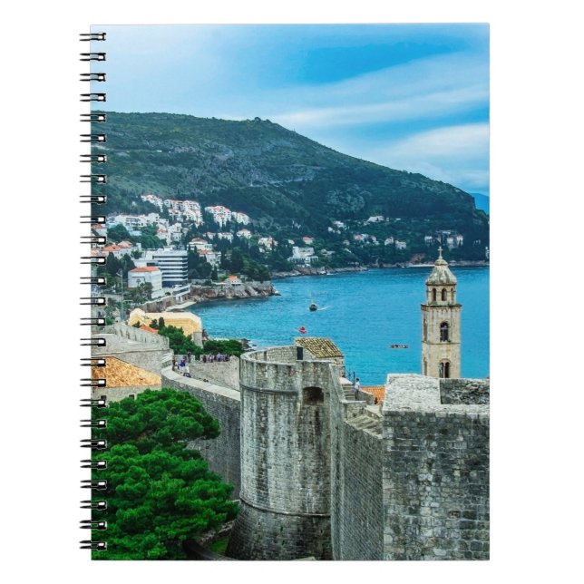 Caderno Espiral Muro de Dubrovnik (Frente)