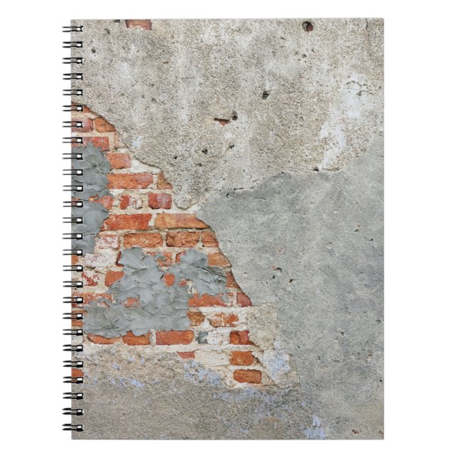 Caderno Espiral Muro de tijolo (Frente)