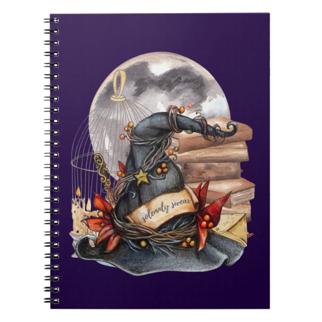 Caderno Espiral Musculações mágicas e místicas (Frente)