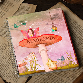 Caderno Espiral Mushroom Fantasy Fairy School