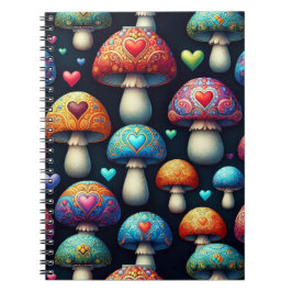 Caderno Espiral Mushroom Love
