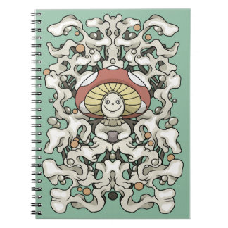 Caderno Espiral Mushroom notebook