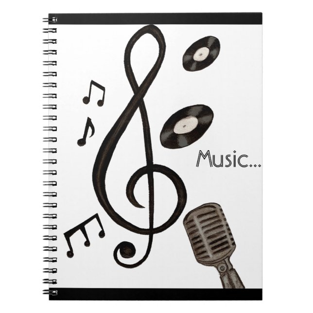Caderno Espiral Music Lover (Frente)