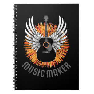 Caderno Espiral Music Maker (guitarrista)