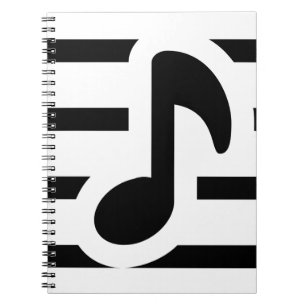 Caderno Espiral music notebook.
