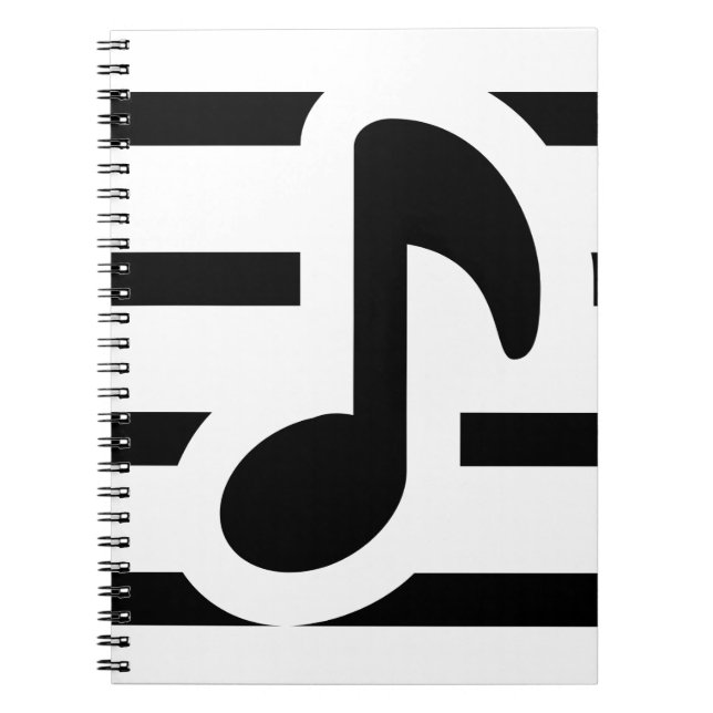 Caderno Espiral music  notebook. (Frente)