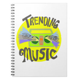 Caderno Espiral Música,