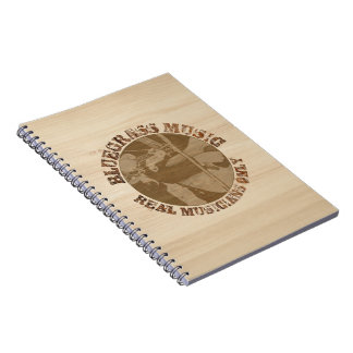 Caderno Espiral Música Bluegrass Músicos Verdadeiros Apenas Em Mad