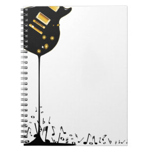 Caderno Espiral Música de fluxo