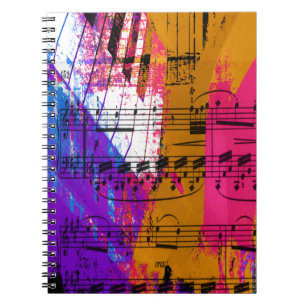 Caderno Espiral música, decor de piano (12)