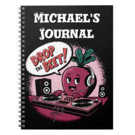 Caderno Espiral Música Divertida Larga A Beterraba