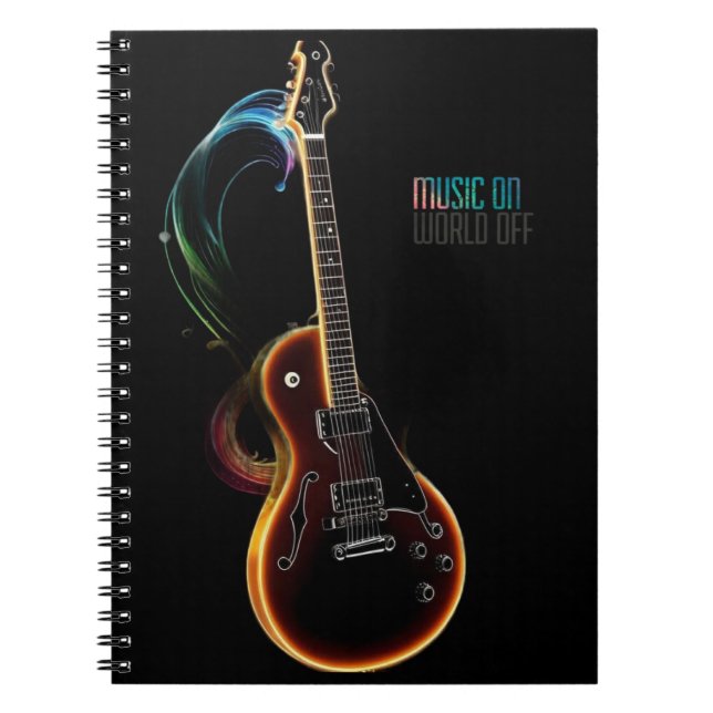 Caderno Espiral música guitare em (Frente)