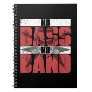 Caderno Espiral Músico Bhelps Gift Idea Bass Guitar