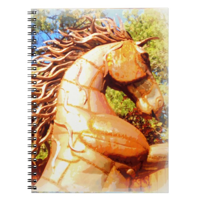 Caderno Espiral mustang stallion (Frente)