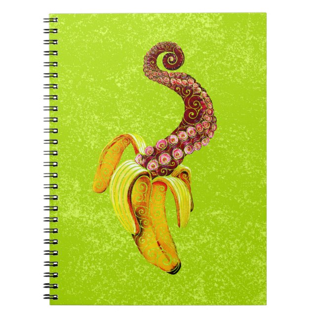 Caderno Espiral Mutante suave-banana (Frente)