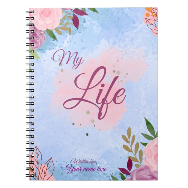Caderno Espiral My Life-Spiral Photo Notebook (Frente)
