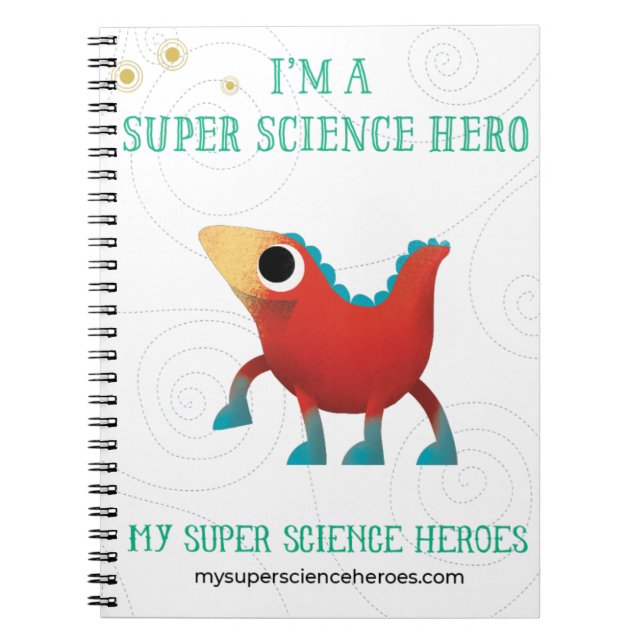 Caderno Espiral My Super Science Notebook - MrO (Frente)