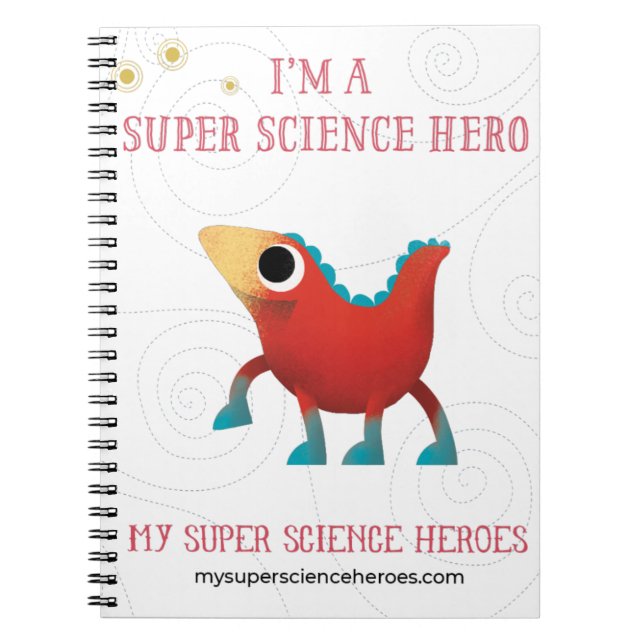 Caderno Espiral My Super Science Notebook - MrO (Frente)